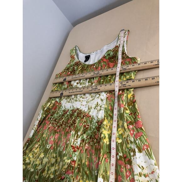 New Directions Women Dress 18W Boho Artsy Lagenlook Summer Sleeveless Zipper Bck - Picture 9 of 9